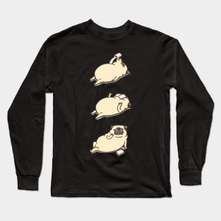 Phone Drop Pug Long Sleeve T-Shirt